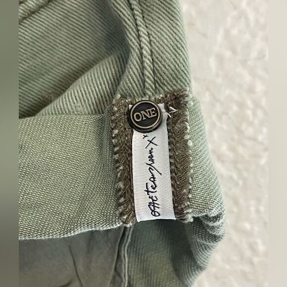 One Teaspoon Bandits faded green super khaki shorts 29 NWT - Picture 7 of 13